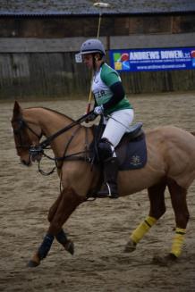 Alex Coleman, riding Jack Daniels from Druids Polo Club