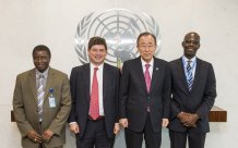 Mike Addo meets UN Secretary general main body image