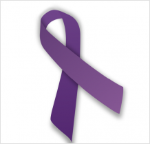 Domestic violence purple ribbon main body image