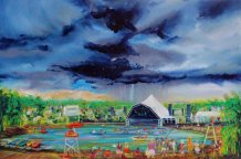 Glastonbury painting