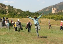 archaeology visit for children in Georgia. Emma Loosley. Pictured: Peter Leeming